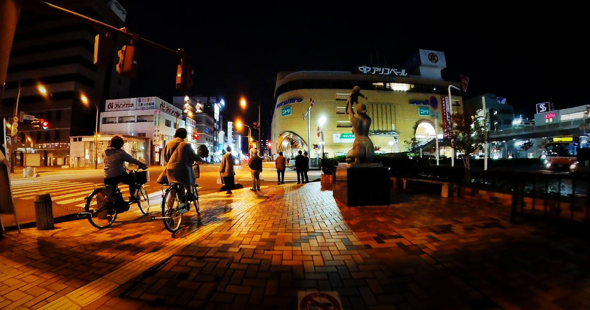 上尾駅の東口の百貨店